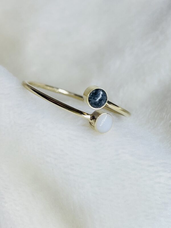 Stil geboren ring - Gouden Ringen Herinnering sieraad