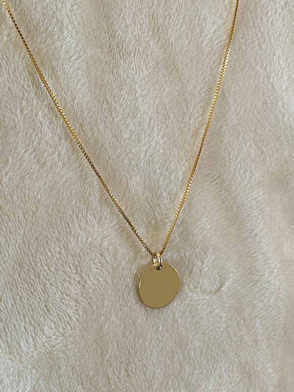 Graveer plaatje GF 14K - Gouden Hangers sieraad