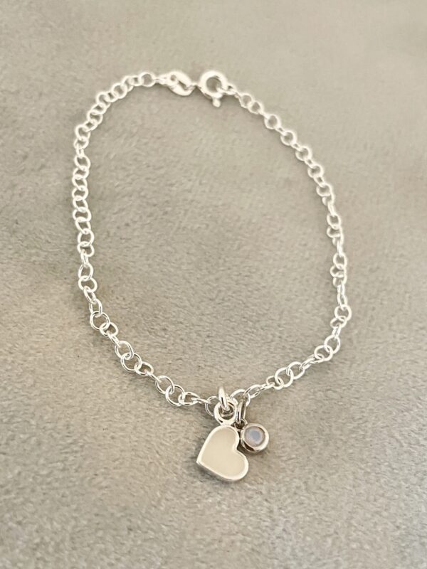 Melk+geboortesteen armband - Moedermelk armbanden sieraad