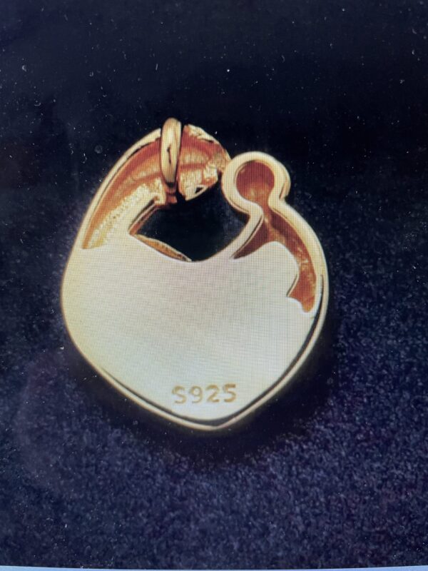 Moedermelk hanger goud