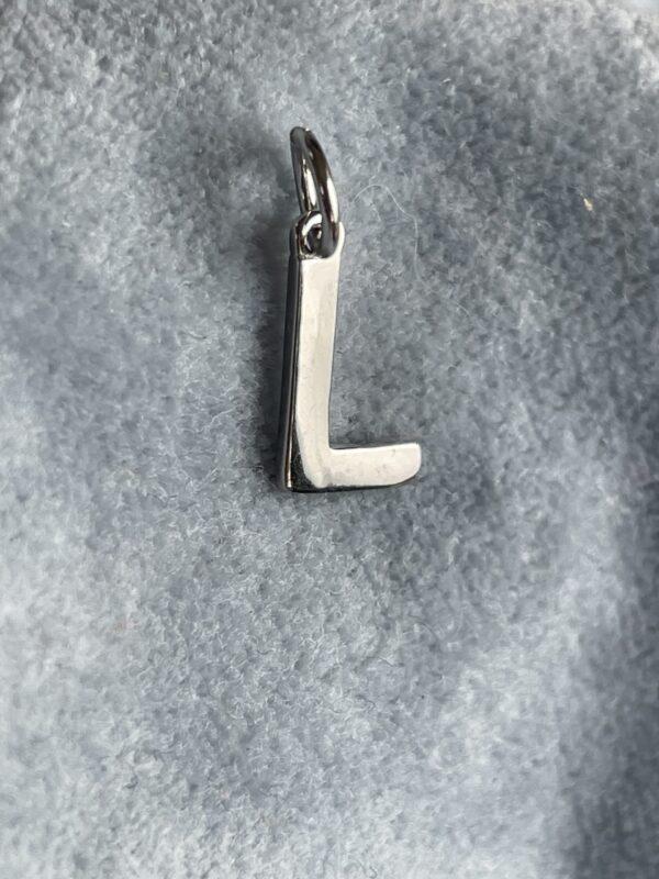 Zilveren Letter L-