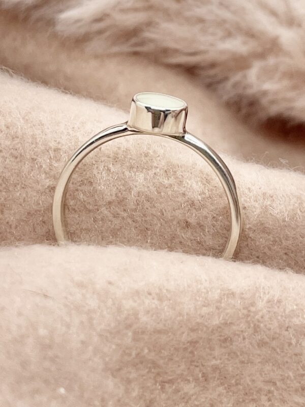 Zilveren melkring 4 mm - Moedermelk ringen sieraad