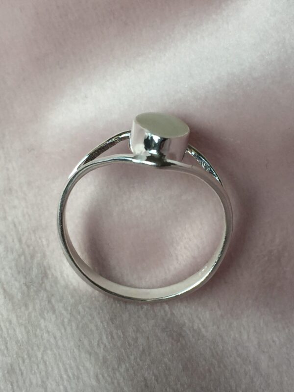 zijkant zilveren moedermelkring