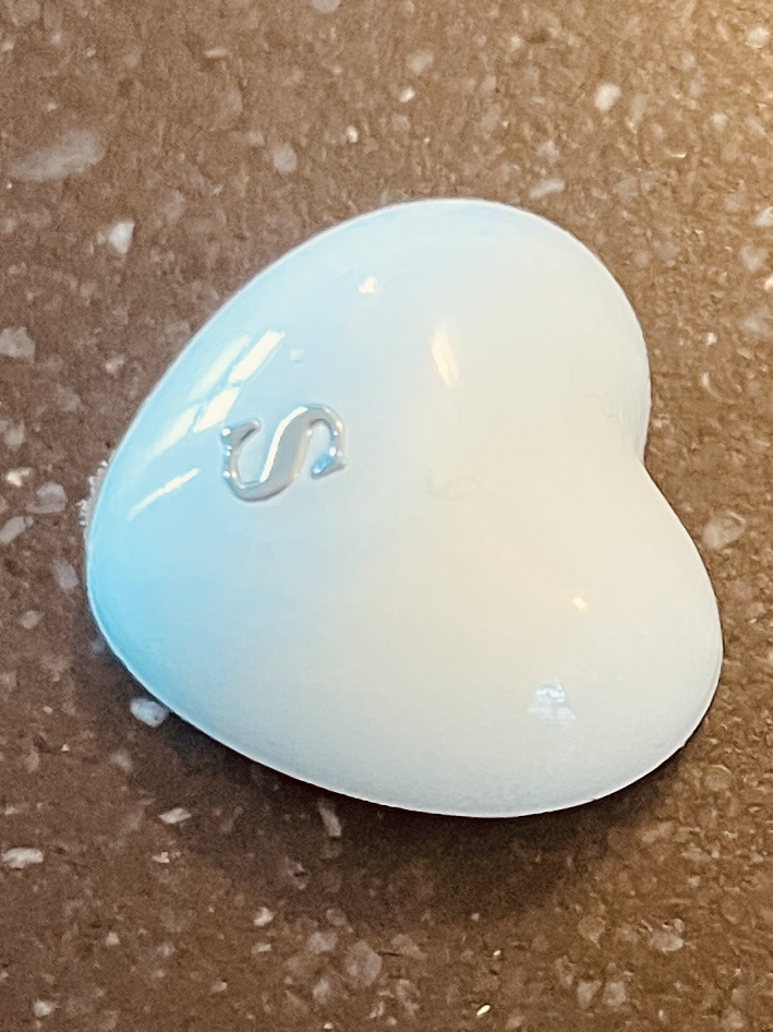 Wanneer je 1 letter op je ketting of hart wil dan kan dat